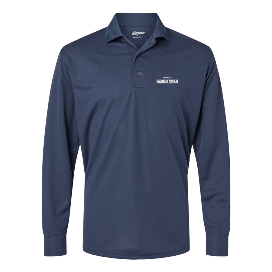 Men's Star Wars The Mandalorian Paragon Prescott Long Sleeve Polo