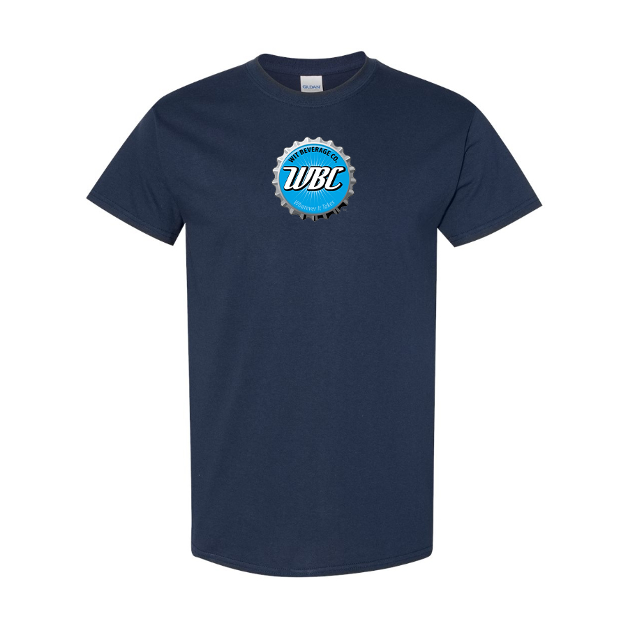 Men's Wit Beverage Company Logo Cotton T-Shirt