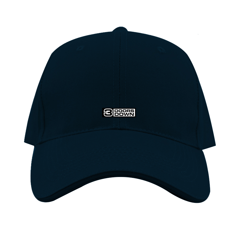 3 Doors Down Logo Dad Baseball Cap Hat