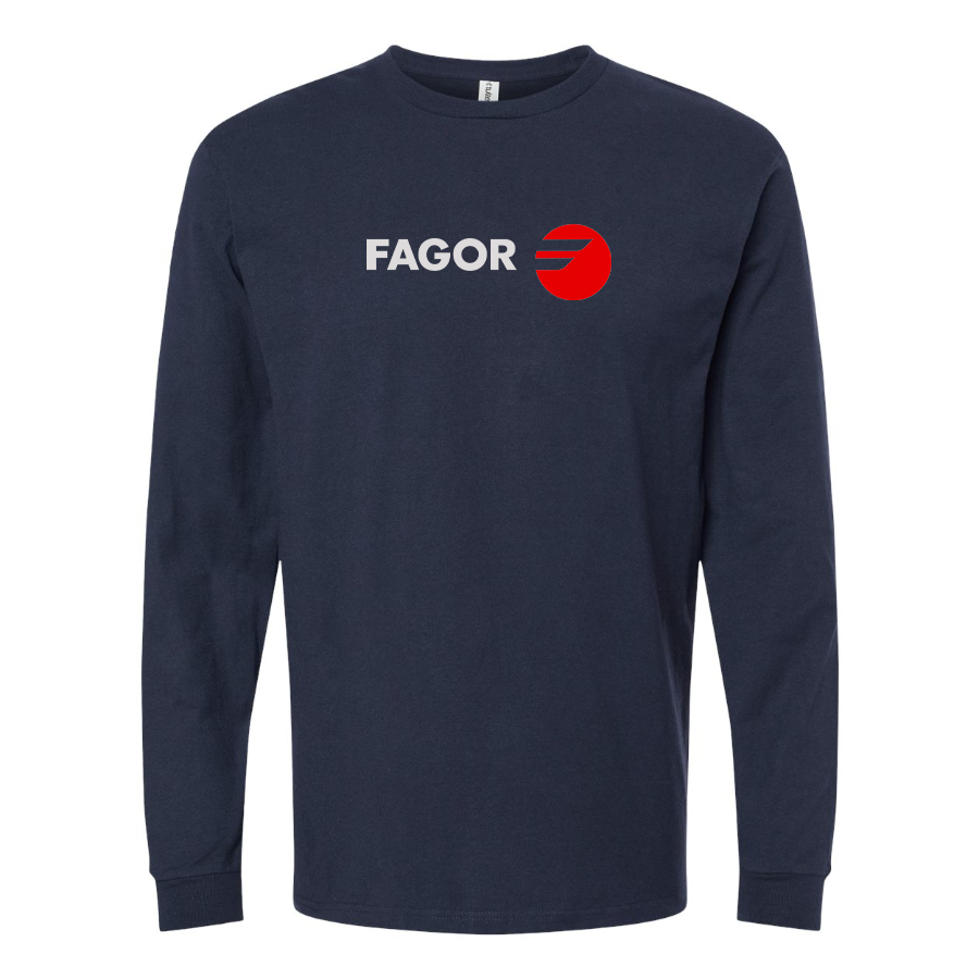 Men's Fagor Logo Cotton Long Sleeve T-Shirt