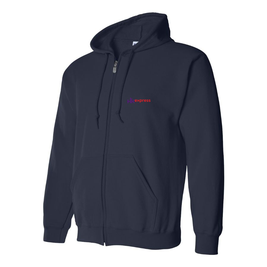 Men's HK Express Logo Zipper Hoodie