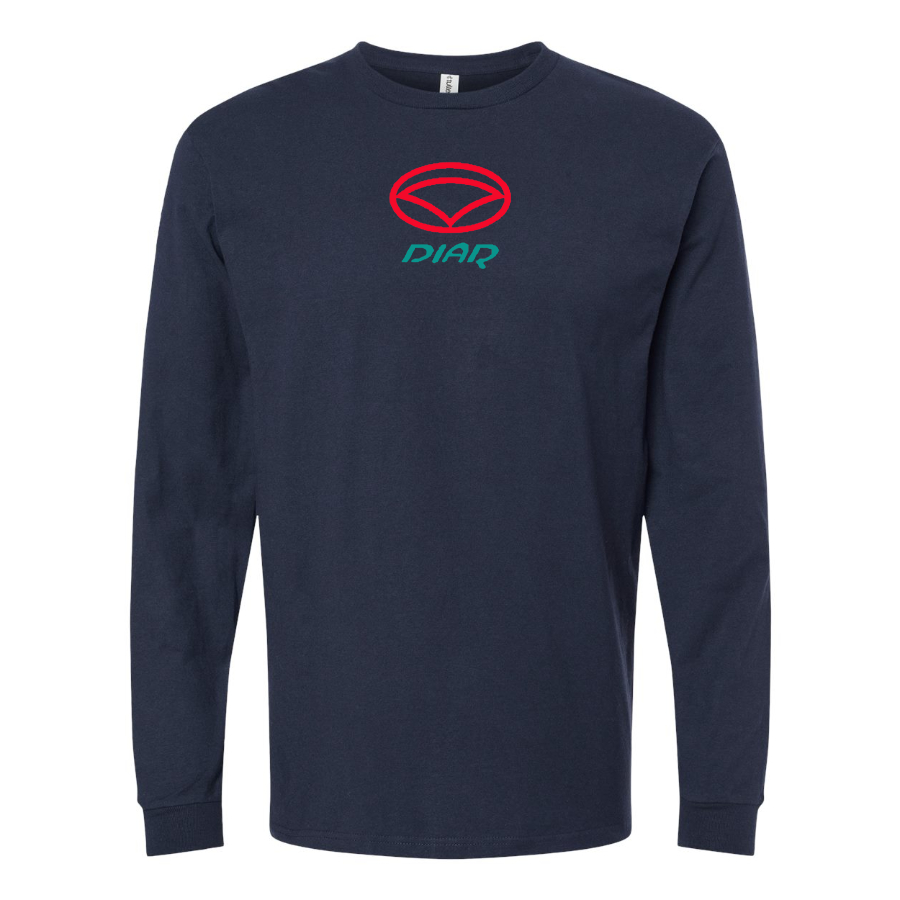 Men's Diar Motors Logo Cotton Long Sleeve T-Shirt