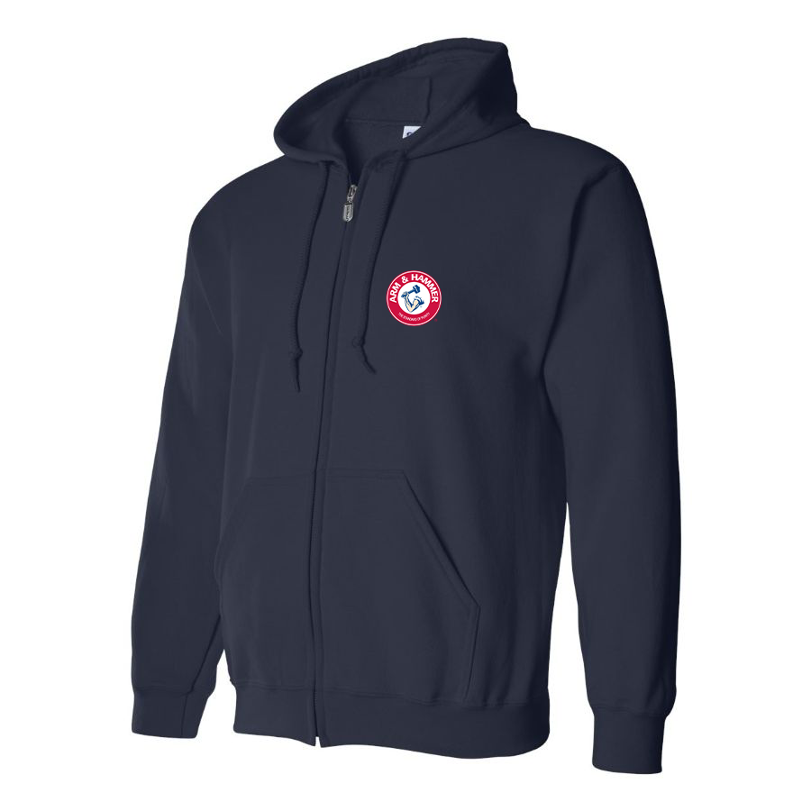 Men's Arm Hammer Logo Zipper Hoodie