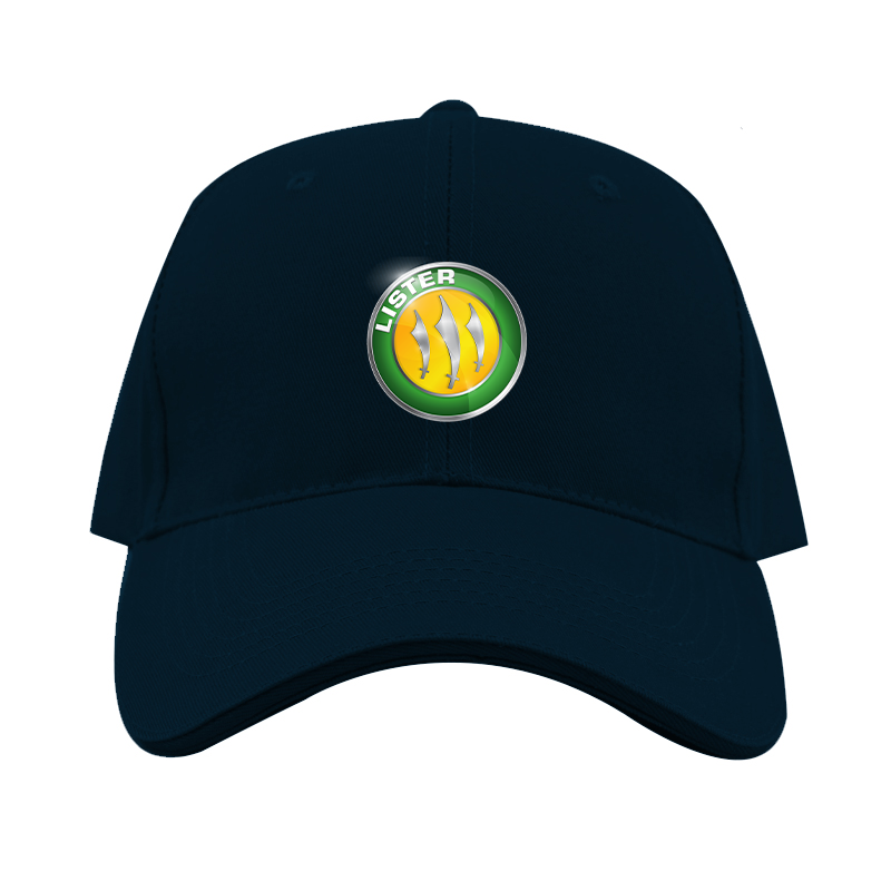Lister Motor Company Logo Dad Baseball Cap Hat