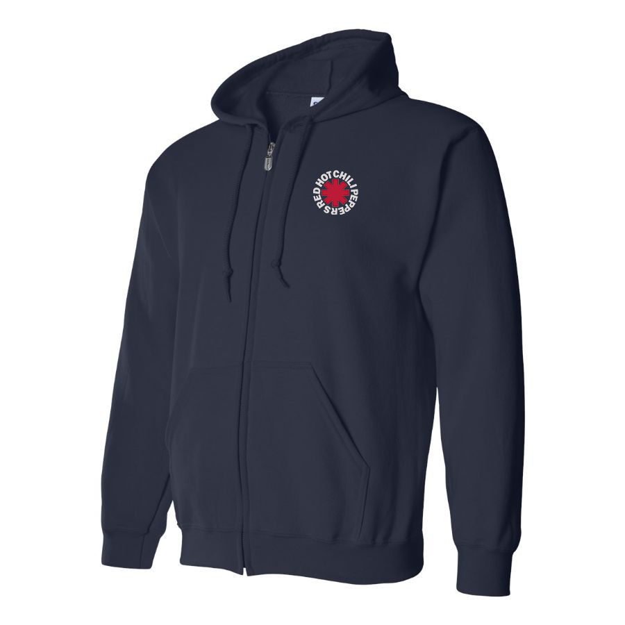 Men's Red Hot Chili Peppers Logo Zipper Hoodie