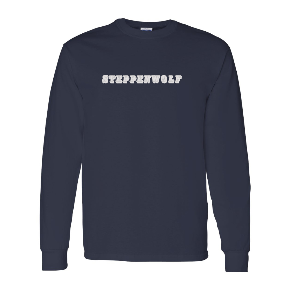 Men's Steppen wolf Gildan Heavy Cotton Long Sleeve T-Shirt
