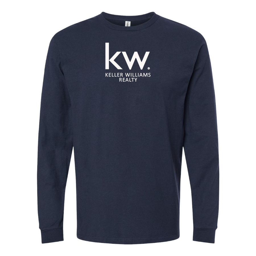 Men's Keller Williams Logo Cotton Long Sleeve T-Shirt