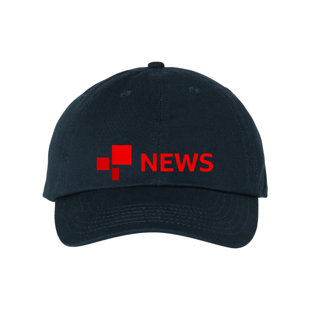 BBC News Valucap Adult Bio-Washed Classic Dad Hat