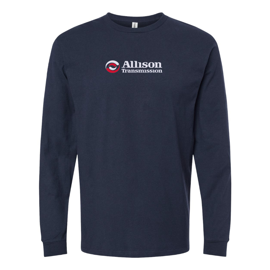 Men's Allison Transmission Logo Cotton Long Sleeve T-Shirt