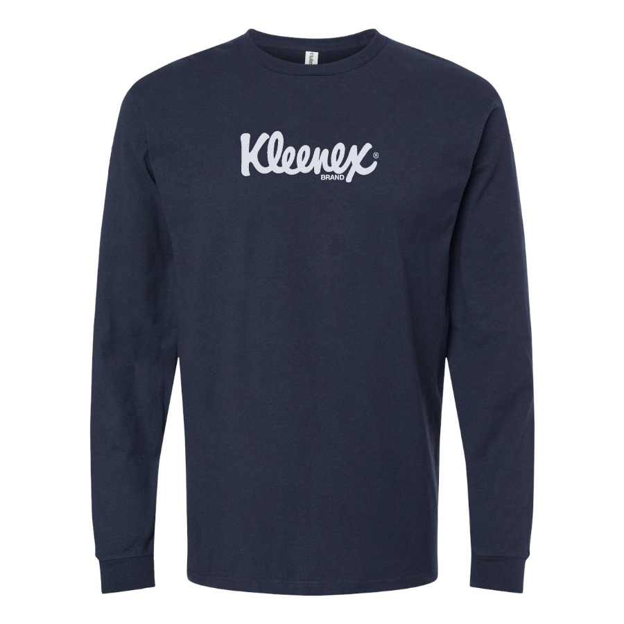 Men's Kleenex Logo Cotton Long Sleeve T-Shirt