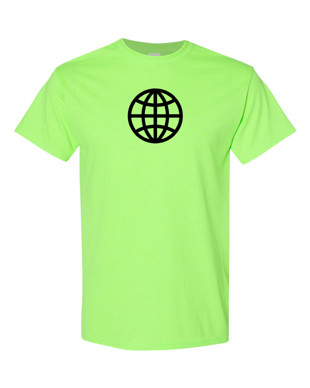 Men's Internet Globe Gildan Heavy Cotton T-Shirt