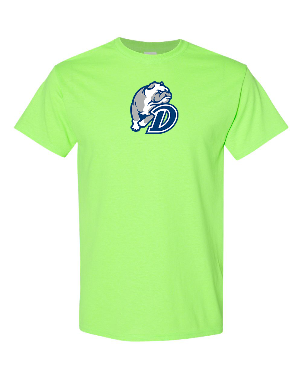 Men's Drake Bulldogs Gildan Heavy Cotton T-Shirt