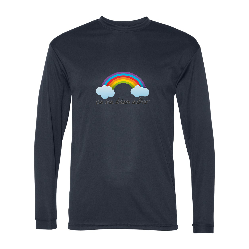 Men's Ça va bien aller Performance Long Sleeve T-Shirt
