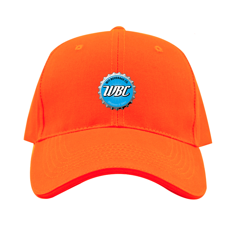 Wit Beverage Company Logo Dad Baseball Cap Hat