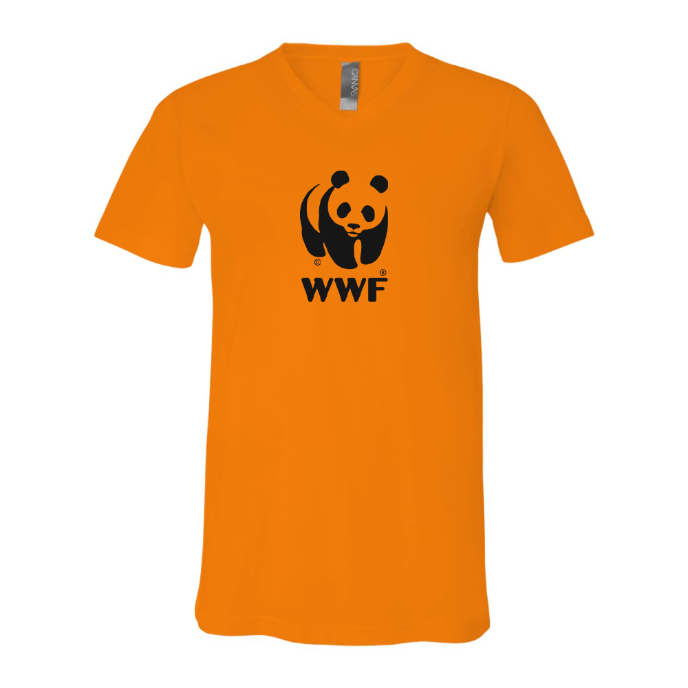 WWF BELLA CANVAS - Jersey V-Neck T-Shirt