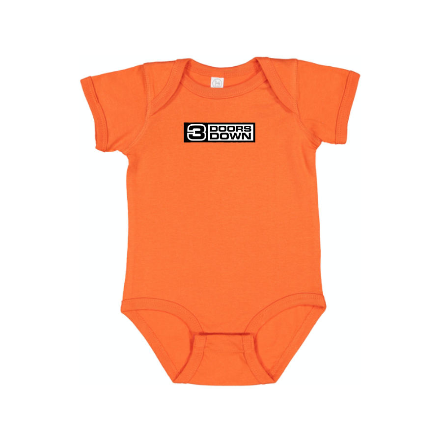 3 Doors Down Logo Baby Onesie Romper