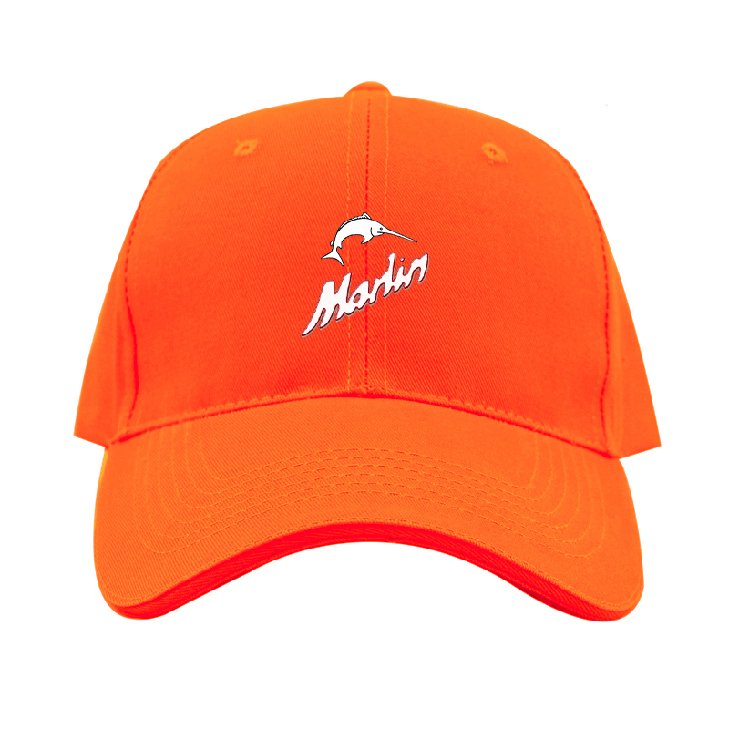 Marlin Logo Dad Baseball Cap Hat