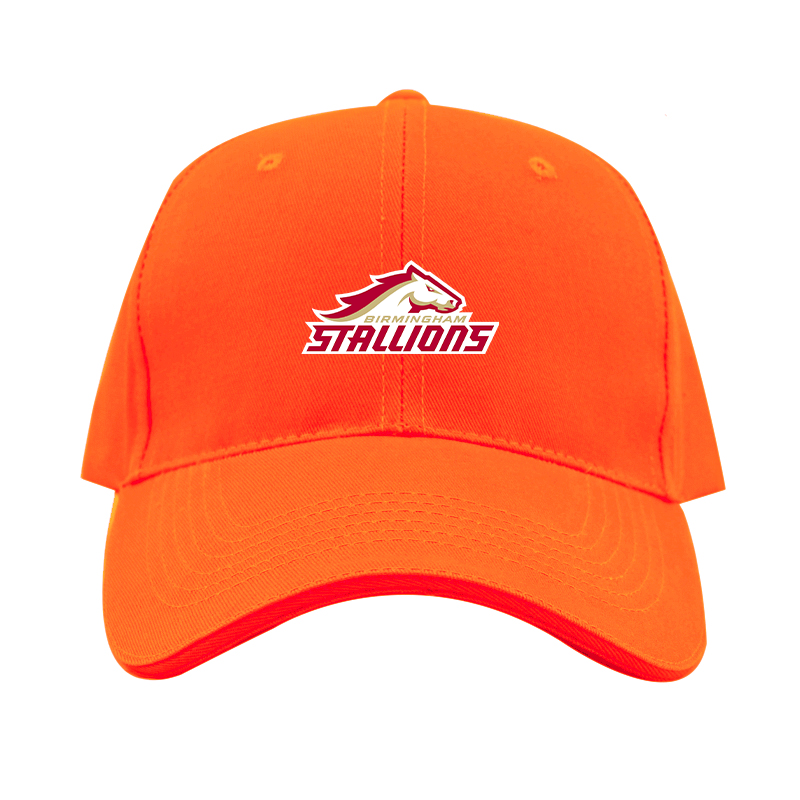 Birmingham Stallions Logo Dad Baseball Cap Hat