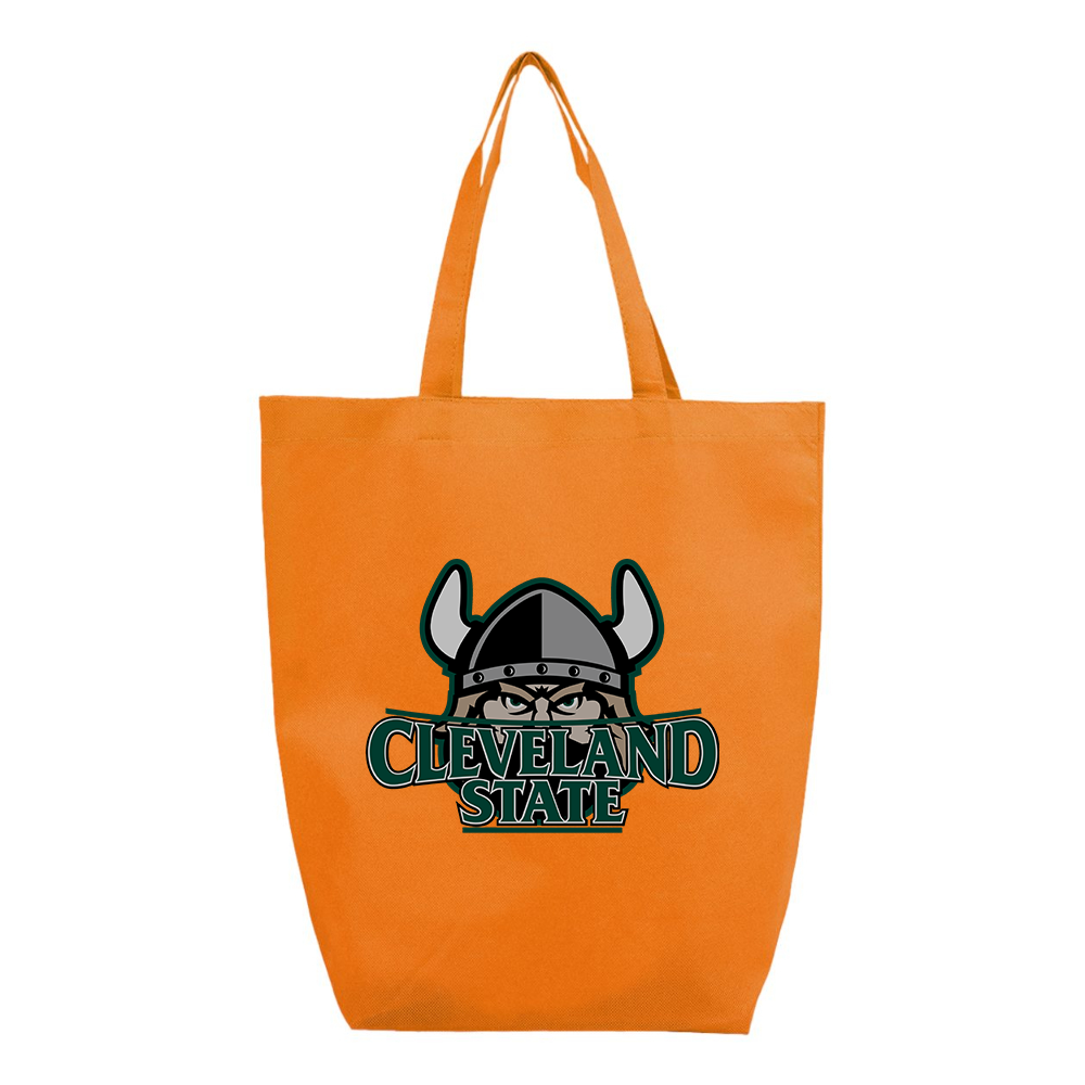 Cleveland State Vikings Q-Tees Non-Woven Gusset Bottom Tote
