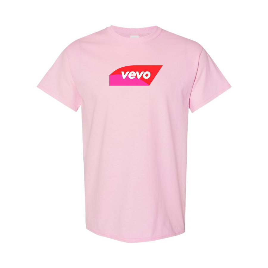 Men's Vevo Thumbnail Banner Logo Cotton T-Shirt