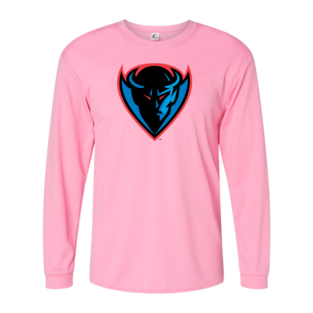 Men's DePaul Blue Demons Performance Long Sleeve T-Shirt