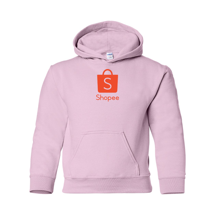Youth Shopee Logo Pullover Hoodie