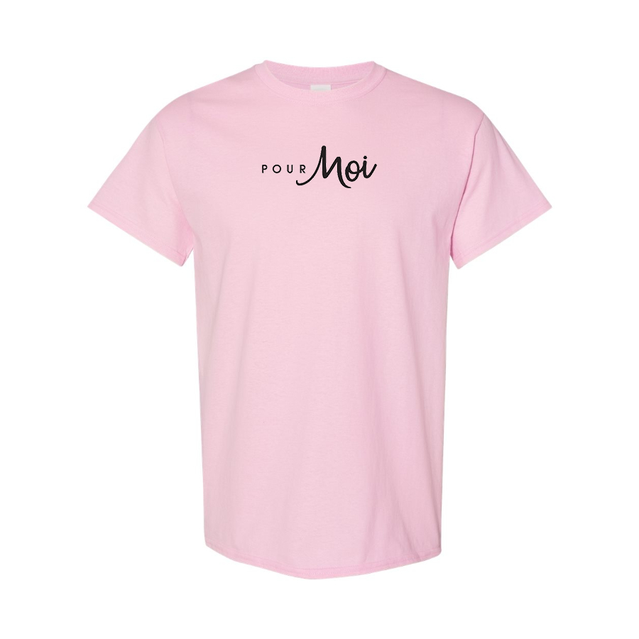Men's Pour Moi Logo Cotton T-Shirt