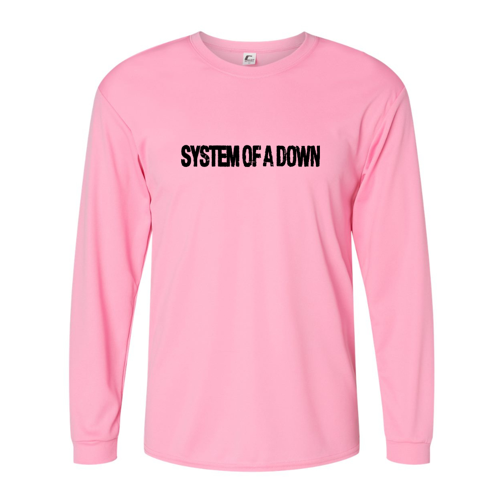 Men's System Of A Down Performance Long Sleeve T-Shirt