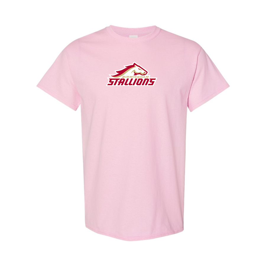 Men's Birmingham Stallions Logo Cotton T-Shirt