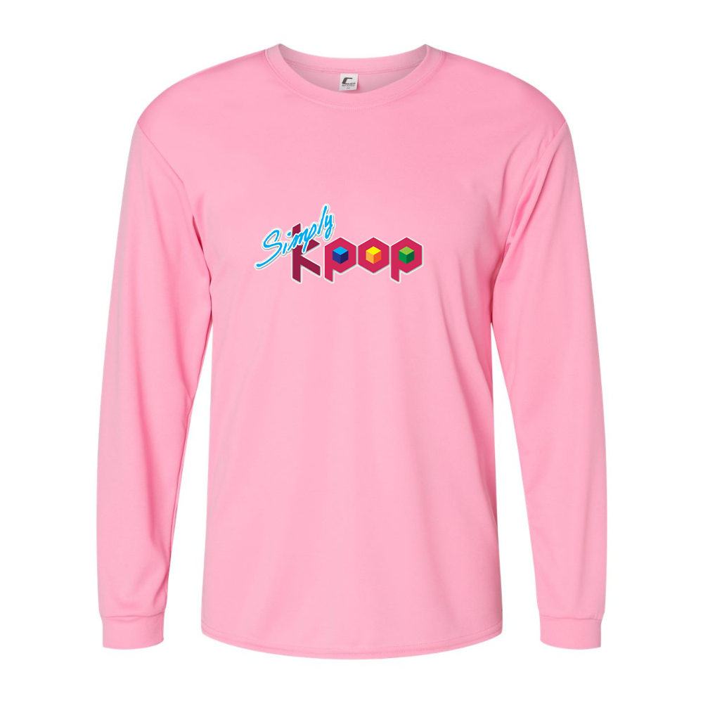 Men's Simply Kpop Performance Long Sleeve T-Shirt