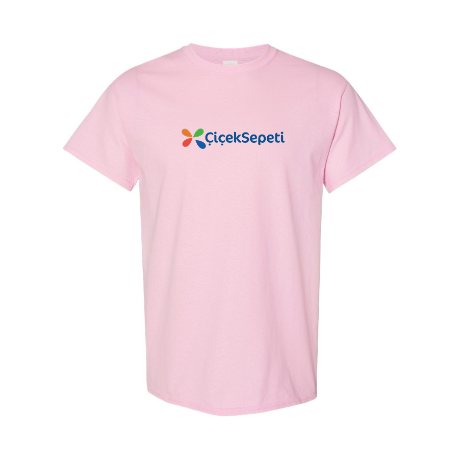 Men's Ciceksepeti Logo Cotton T-Shirt