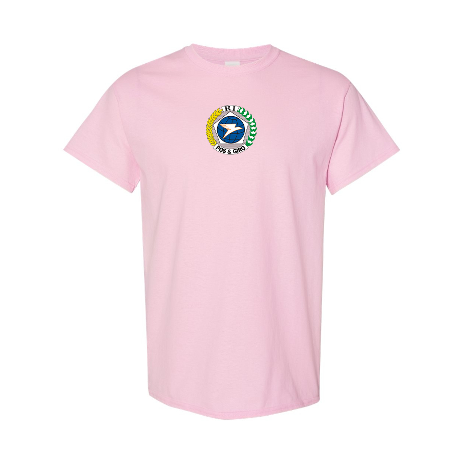 Men's Pos & Giro Logo Cotton T-Shirt