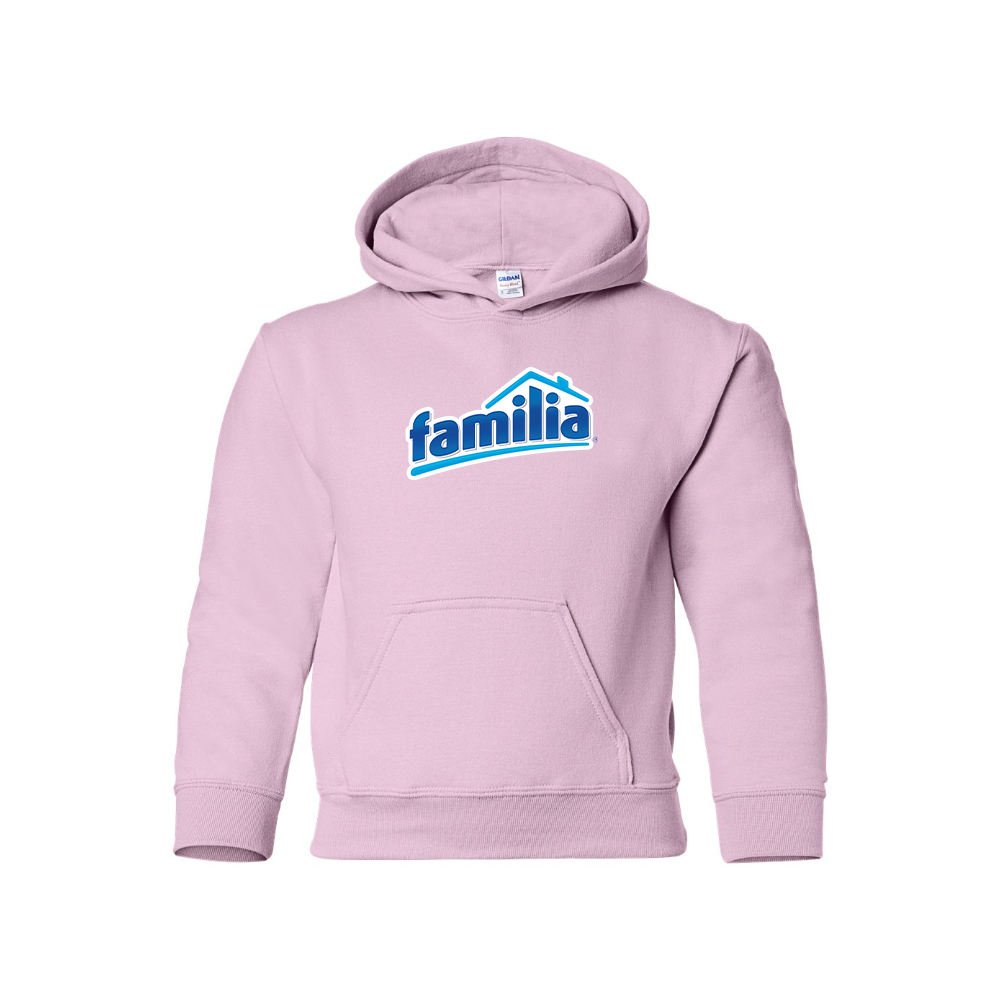 Youth Familia Logo Pullover Hoodie