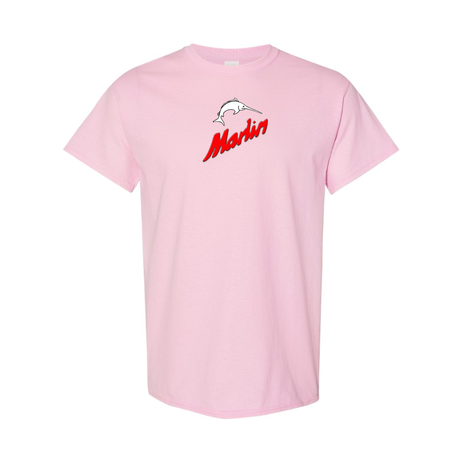 Men's Marlin Logo Cotton T-Shirt