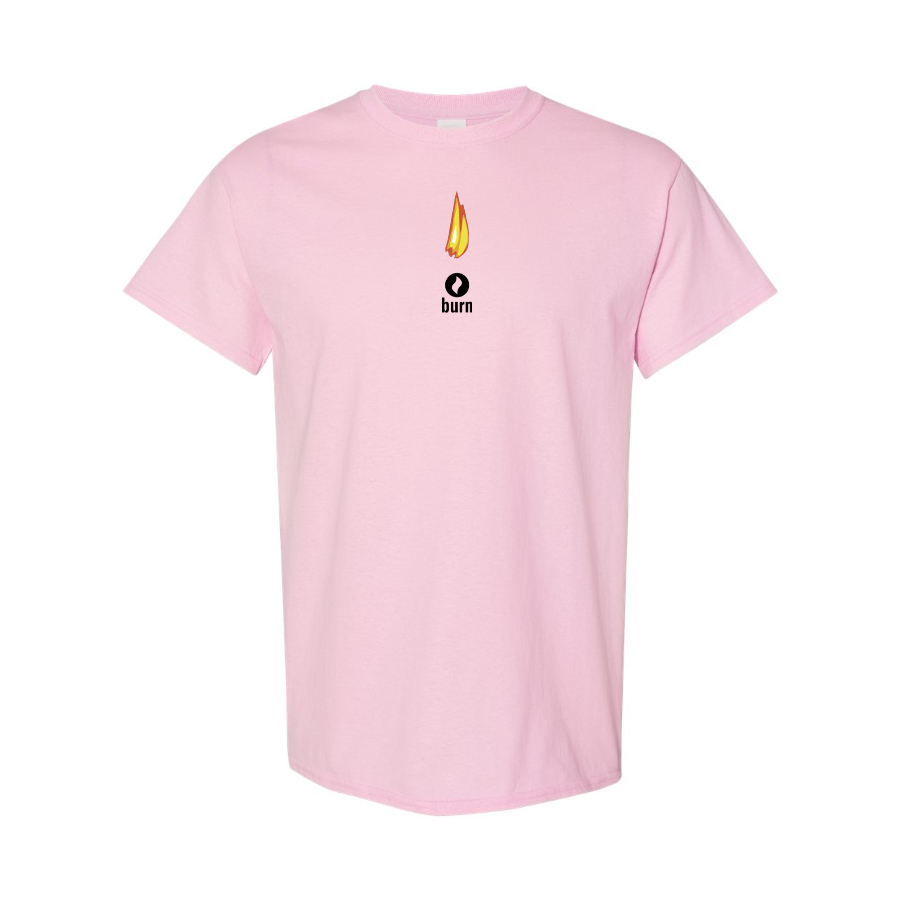 Men's Burn Logo Cotton T-Shirt
