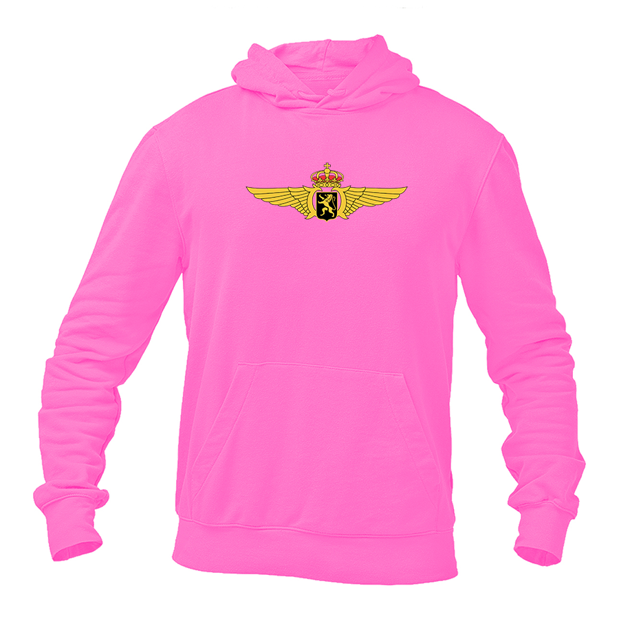 Men's Belgian Air Force Logo Pullover Hoodie