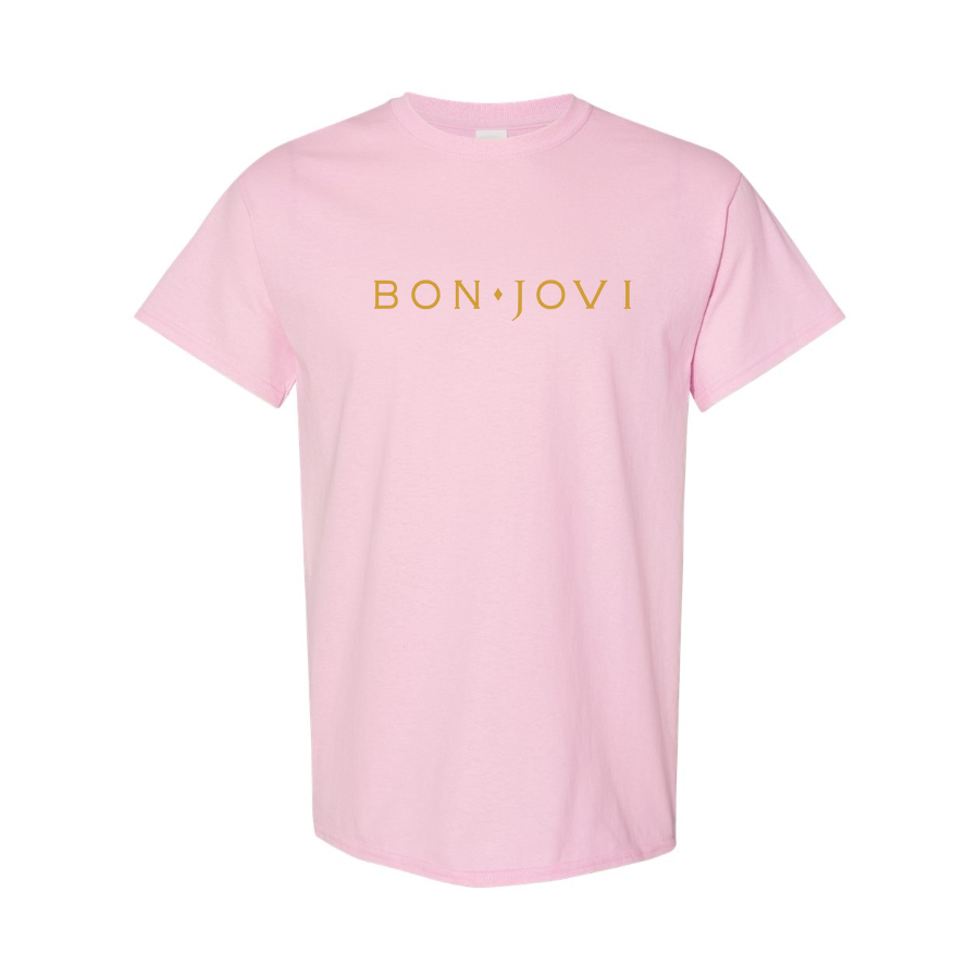 Men's Bon Jovi Logo Cotton T-Shirt