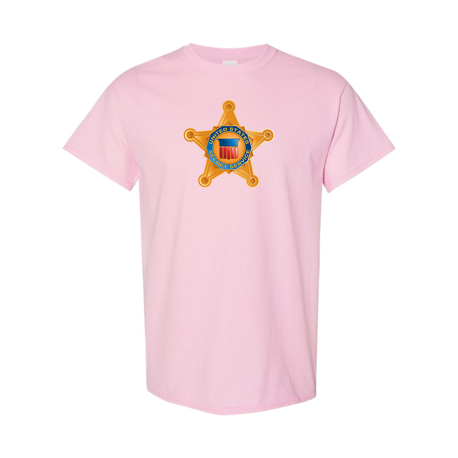 Men's Secret Service Star Logo Cotton T-Shirt