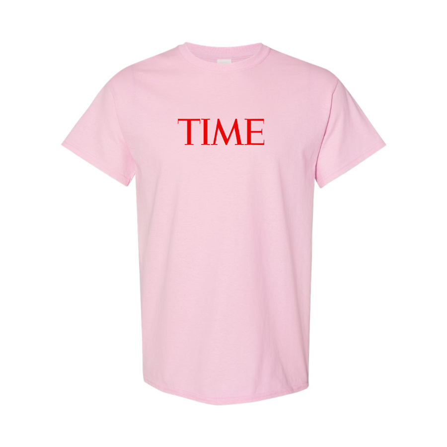 Men's Time Logo Cotton T-Shirt