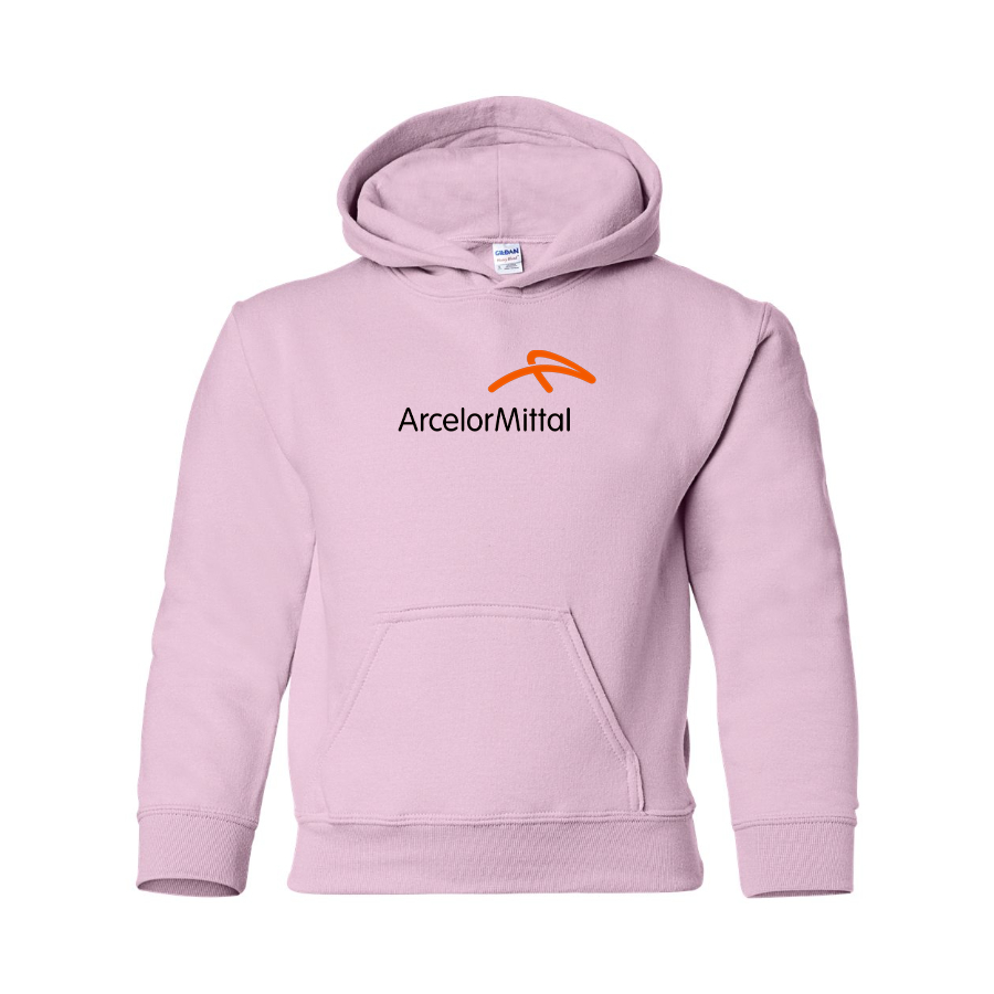 Youth Arcelormittal Logo Pullover Hoodie