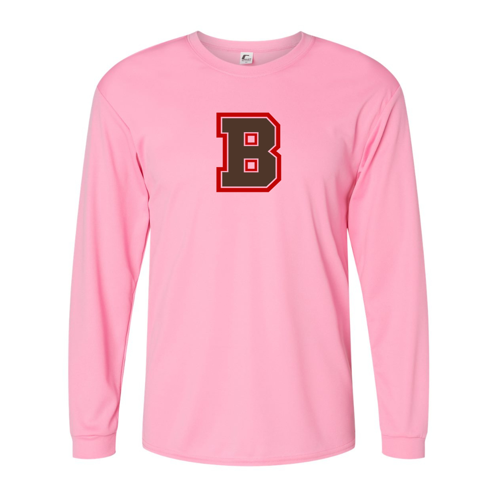 Men's Brown Bears Performance Long Sleeve T-Shirt