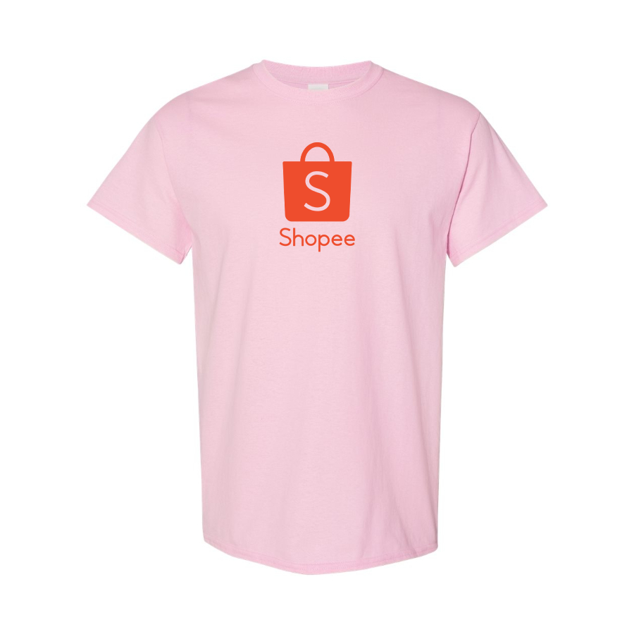 Men's Shopee Logo Cotton T-Shirt
