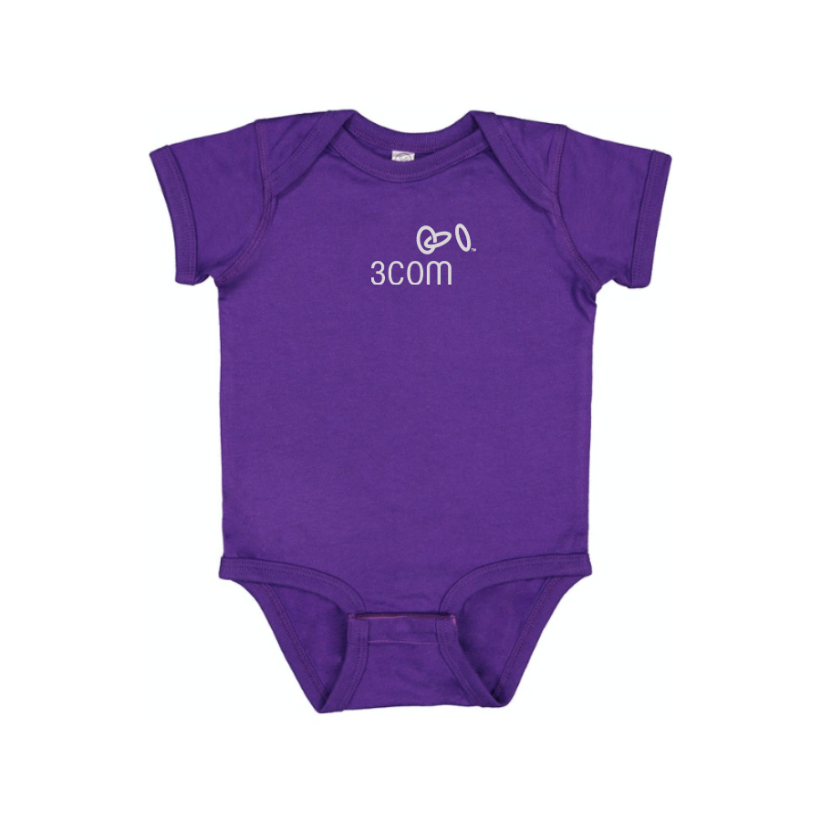 3Com Logo Baby Onesie Romper