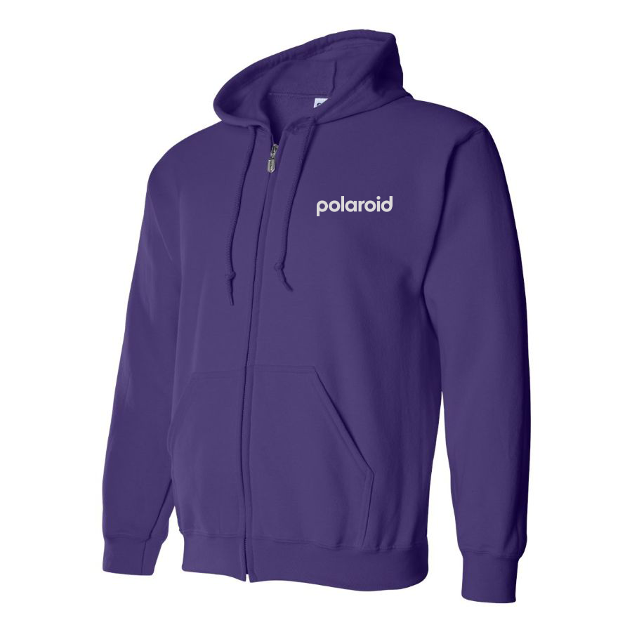 Men's Polaroid Logo Zipper Hoodie