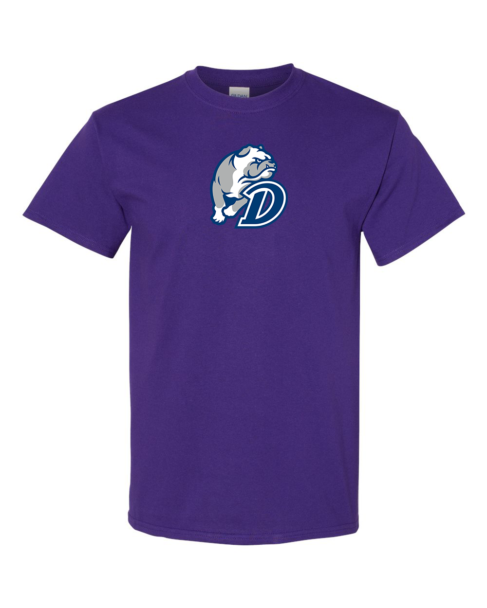 Men's Drake Bulldogs Gildan Heavy Cotton T-Shirt