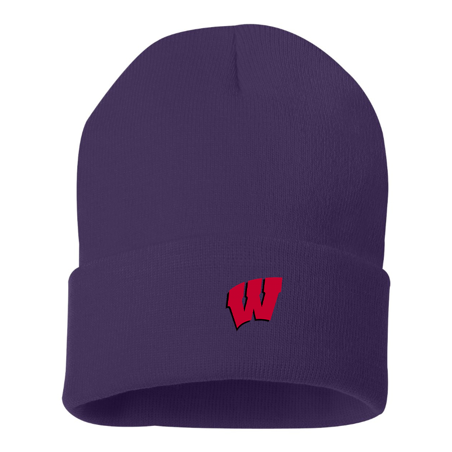 Wisconsin Badgers Logo Beanie Hat