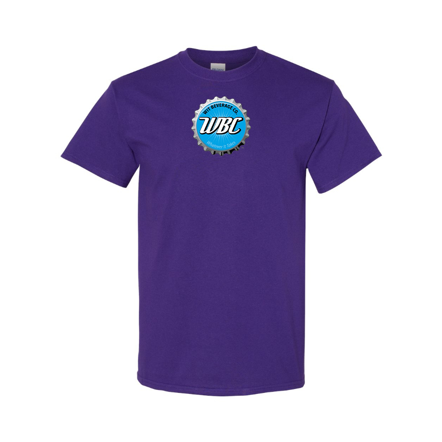 Men's Wit Beverage Company Logo Cotton T-Shirt