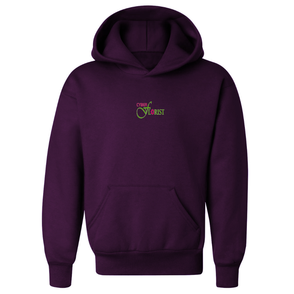 Youth Cyber Florist Logo Pullover Hoodie