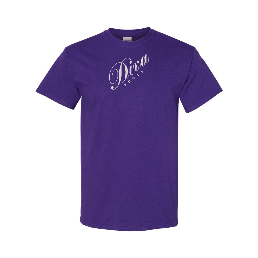 Men's Diva Logo Cotton T-Shirt