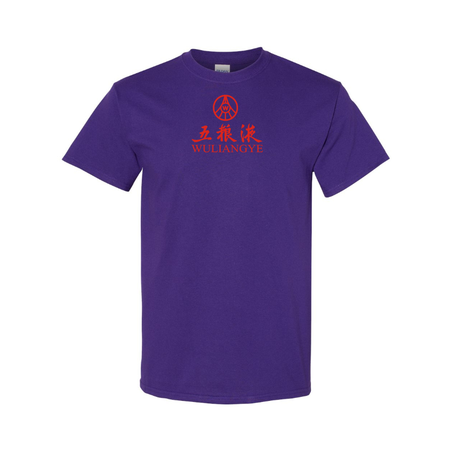 Men's Wuliangye Logo Cotton T-Shirt